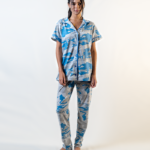 pyjama Half Sleeves Pajamas with Buttons