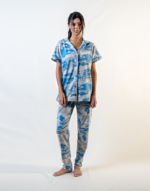 pyjama Half Sleeves Pajamas with Buttons