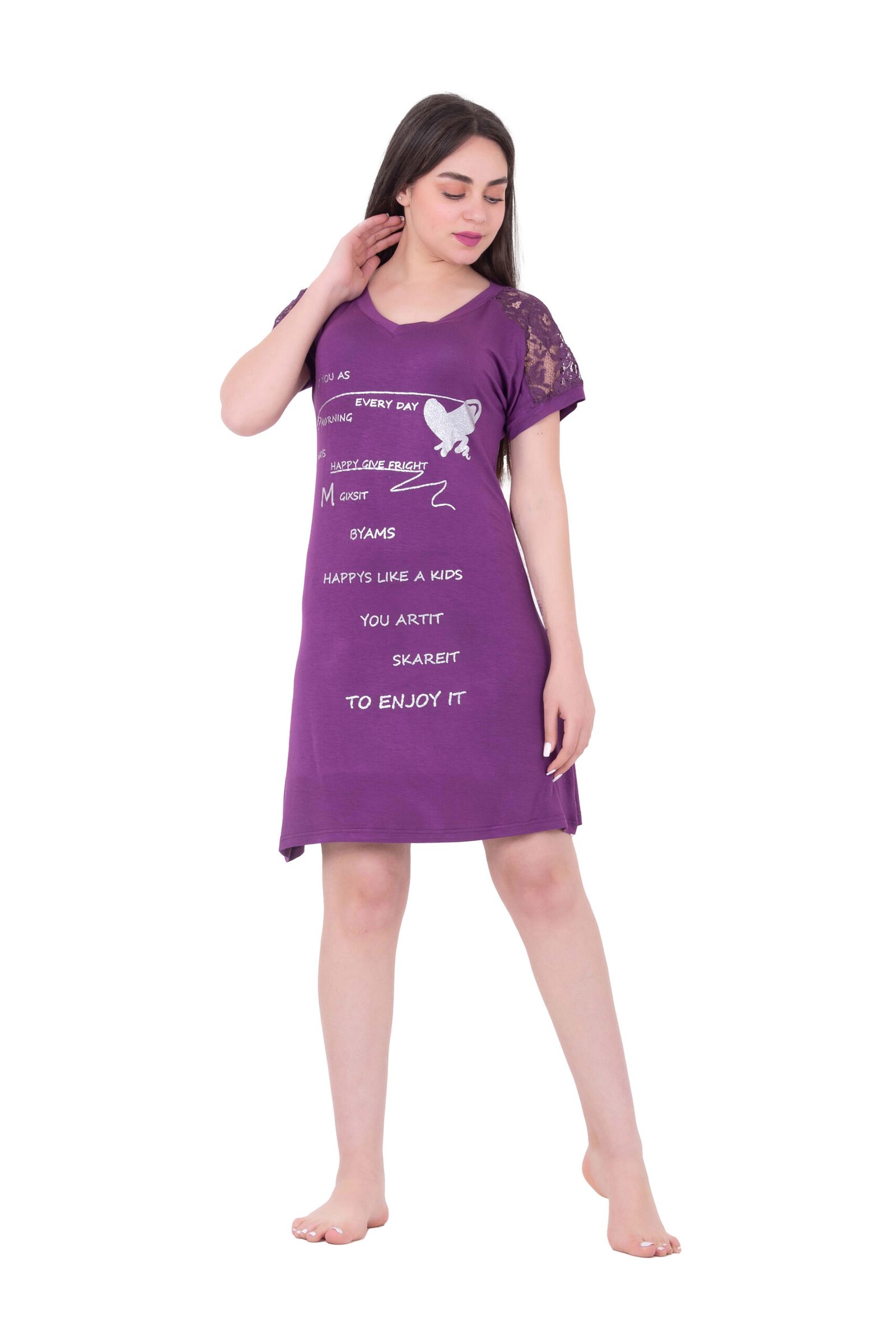 4161 Short Nightgown - Image 1