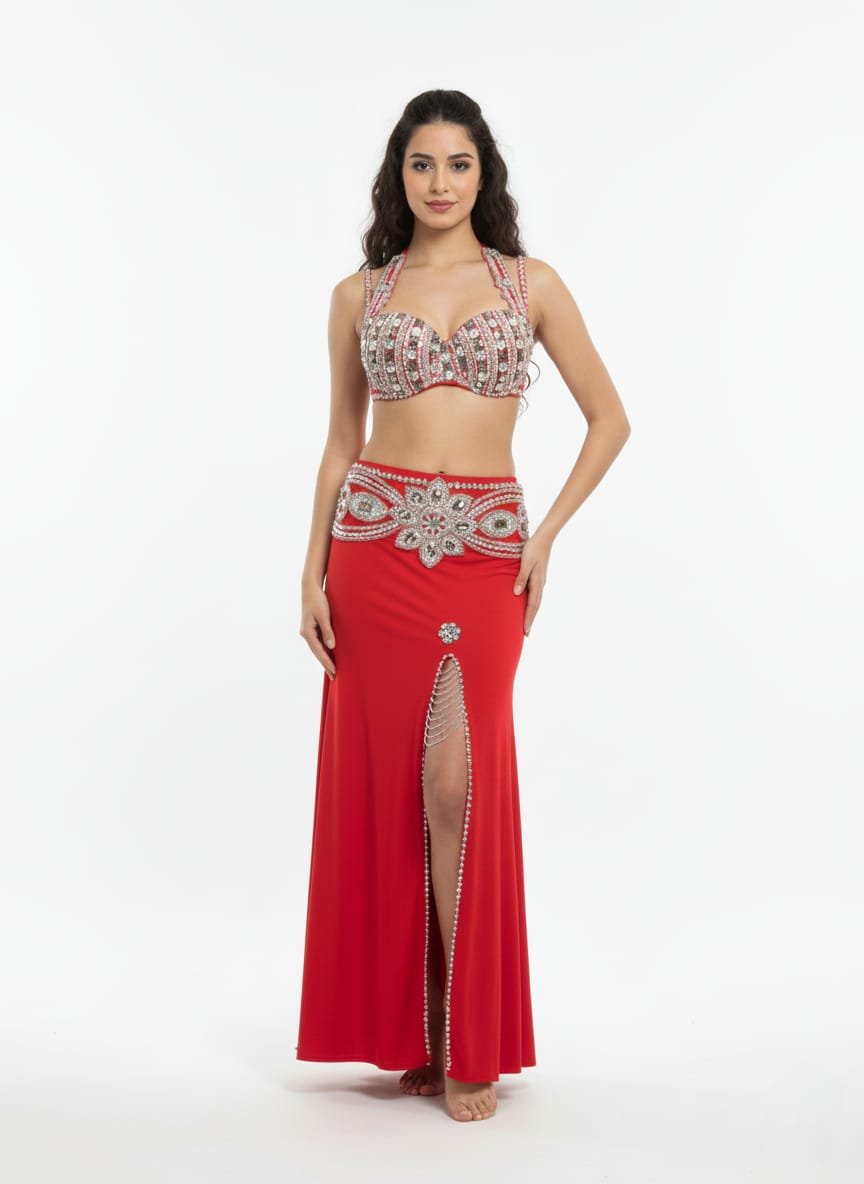 D063 3 Belly Dance Suit - Image 1